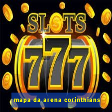 mapa da arena corinthians